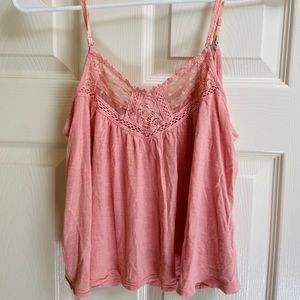 pink tank top!
